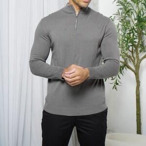 CAPO EGYPTIAN COTTON 1/4 ZIP TOP